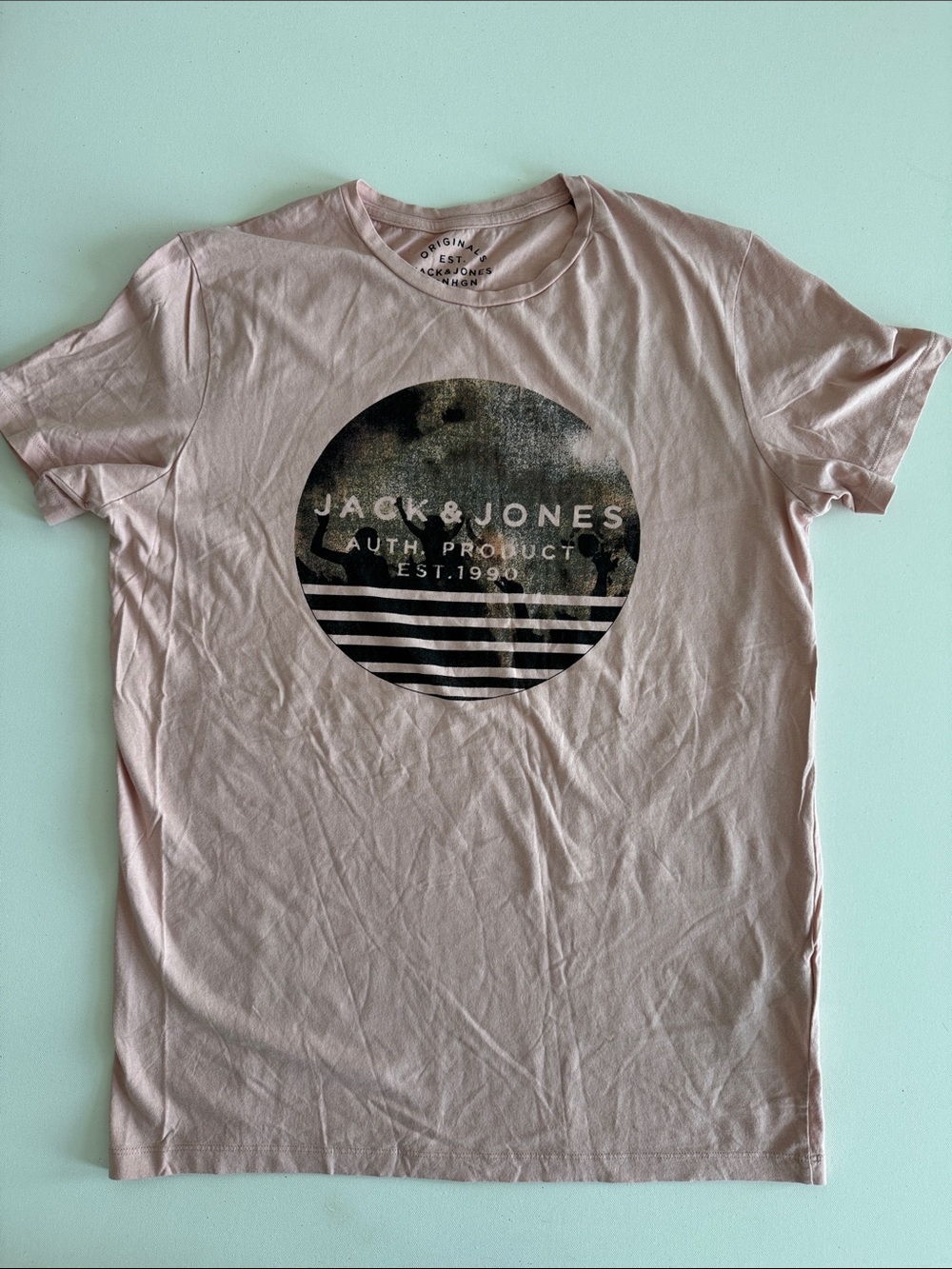 Jack & Jones Light Pink Short-Sleeve Graphic Tee